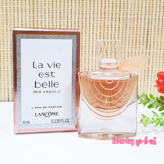 กลิ่นใหม่ล่าสุด! น้ำหอม La vie est belle Iris Absolu LEau de Parfum ขนาดมินิ 4 ml. ฉลากไทย แท้แน่นอน 100%