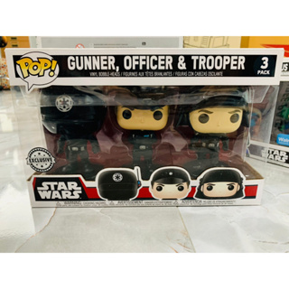 3 Pack Funko Pop Star Wars - Gunner Officer and Trooper