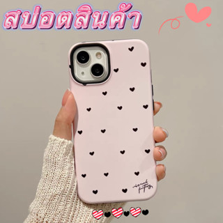 💜สินค้าใหม่มาแรง💜เคส iPhone 14 13 12 11 soft case เคสโทรศัพท์ 14 pro max case รูปหัวใจ เคสป้องกันการตก ปกป้องเต็มที่