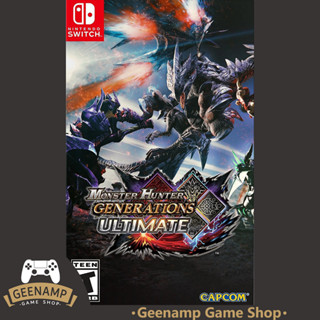 (โค้ดshopee 20DDXTRA915 ลด20%) NSW [มือ1] Monster Hunter Generations Ultimate (US)(EN) Nintendo Switch - MonsterHunter