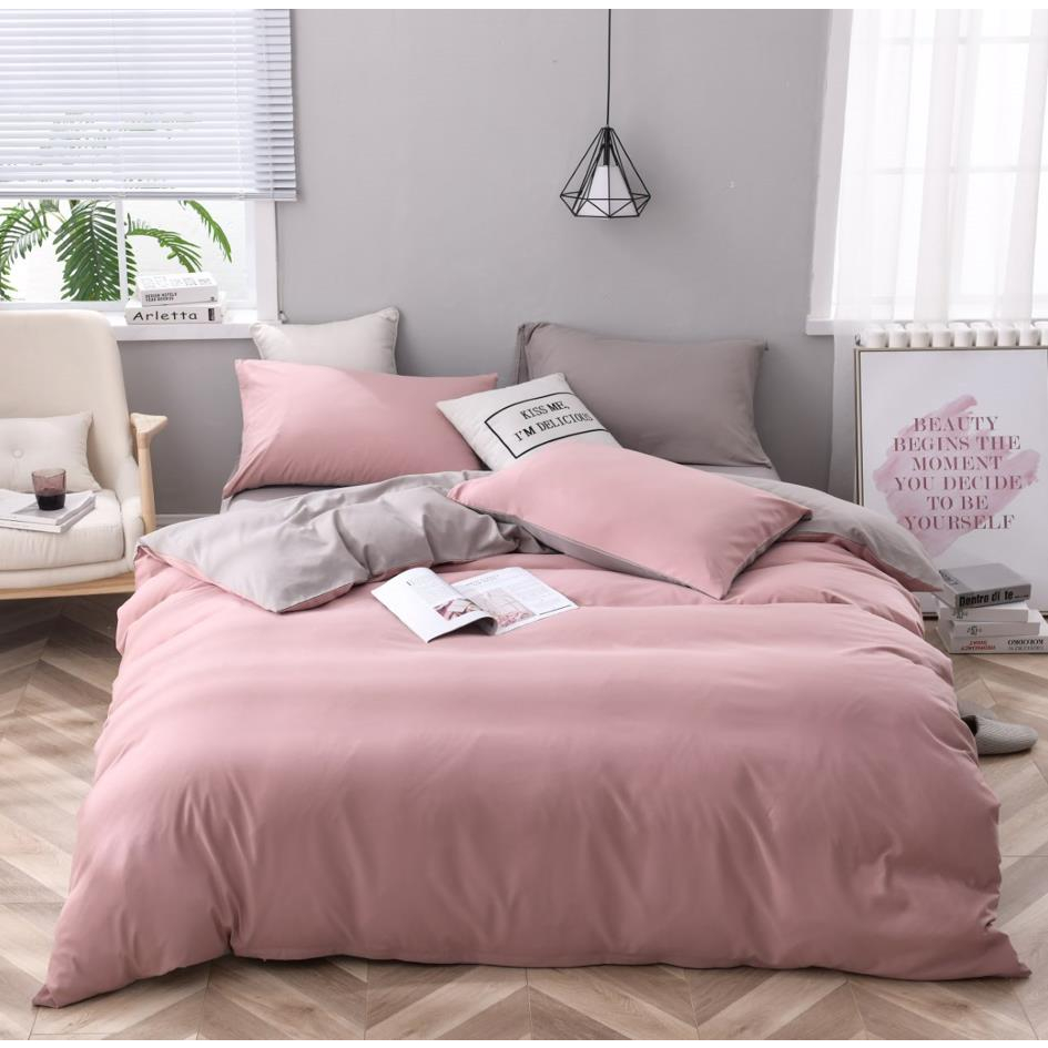 ชุดเครื่องนอน สีทูโทน  ชุดเครื่องนอน+หมอน+ผ้านวม ผ้านุ่มสบายไม่แข็ง ซักง่าย มีทั้ง 5 และ6 ฟุต มีสองเซ็ทให้เลือก‼ - รูปที่ 6