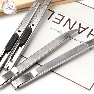 (M537)พร้อมส่งคัตเตอร์โลหะ เครื่องมือแกะจดหมาย มีดสำนักงาน