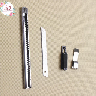(M537)พร้อมส่งคัตเตอร์โลหะ เครื่องมือแกะจดหมาย มีดสำนักงาน