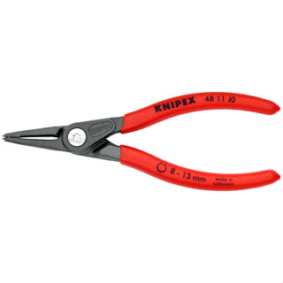 คีมแหวนล็อค KNIPEX NO.48 11 J0 Precision Circlip Pliersto assemble internaol circlips into bores (140mm.)