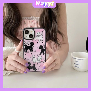 💖จัดส่ง24ชม💖iPhone 14 13 12 11 Pro Max เคส for เคสไอโฟน11 แฟชั่น บางเบาพกพาง่าย น่ารัก การ์ตูน ลูกสุนัข เรียบง่าย Case