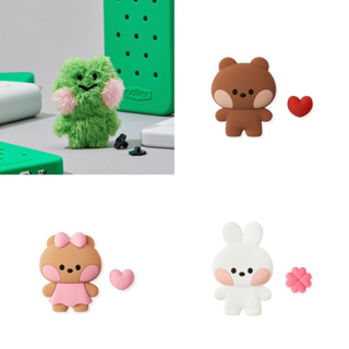 COLLER X LINE FRIENDS SILICONE CHARMS ตัวติดรองเท้า ตัวติดกระเป๋าแบรนด์เกาหลี