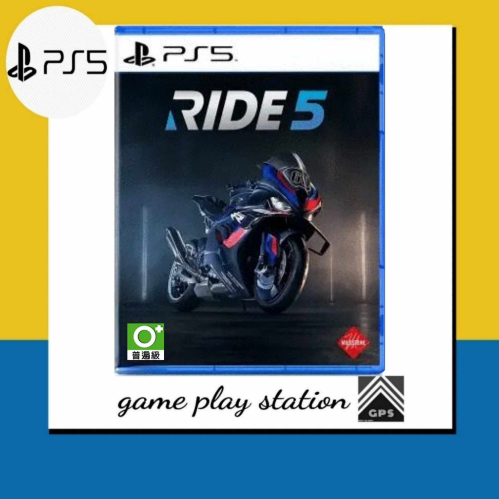 ps5 ride 5 (  english zone 2 / zone 3 )