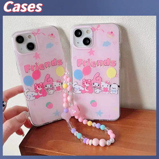 คูปองเคลม🎀เคสไอโ case for iphone 11 12 เพื่อนสัตว์การ์ตูนสร้างสรรค์ เคส 14 13 12 11 pro max เคสโทรศัพท์มือถือกันกระแทก