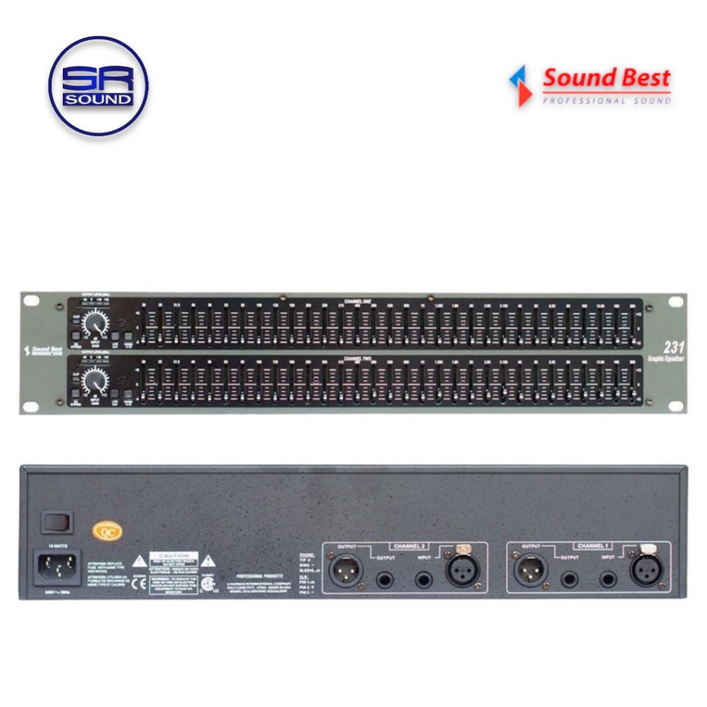 ฟรีค่าส่ง SOUNDBEST EQ-231B อีคิว eq อีคิวปรับเสียงแท้ อีควอไลเซอร์ อีควอไลเซอร์ 231 สินค้าใหม่ EQ231B EQ 231B