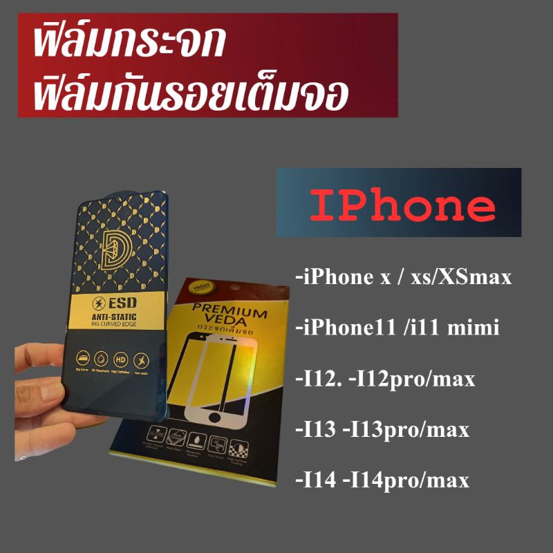 ฟิล์มกระจก ฟิล์มกันรอย IPhone