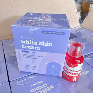 🔥ถูก|แท้🔥แพคเกจใหม่ [แถมสบู่+เซรั่ม] ไวท์สกินบอดี้ครีม White Skin Body Cream