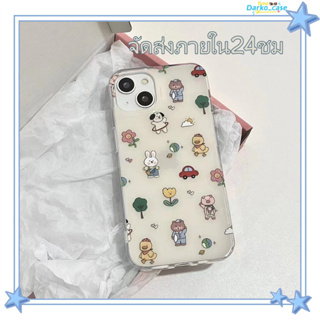 🎈จัดส่งภายใน24ชม🎈เคส for iPhone 11 14 Pro Max Case for iPhone 12 13 ป้องกันการตก การป้องกัน หวานสวย การ์ตูน สไตล์วรรณศิล