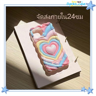 🎈จัดส่งภายใน24ชม🎈เคส for iPhone 11 14 Pro Max Case for iPhone 12 13 ป้องกันการตก การป้องกัน รูปหัวใจ หวานสวย แฟชั่น