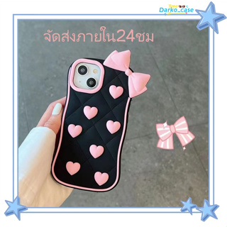 🎈จัดส่งภายใน24ชม🎈เคส for iPhone 11 14 Pro Max Case for iPhone 12 13 ป้องกันการตก การป้องกัน รูปหัวใจ ขอบเต็ม แบรนด์ไทด์