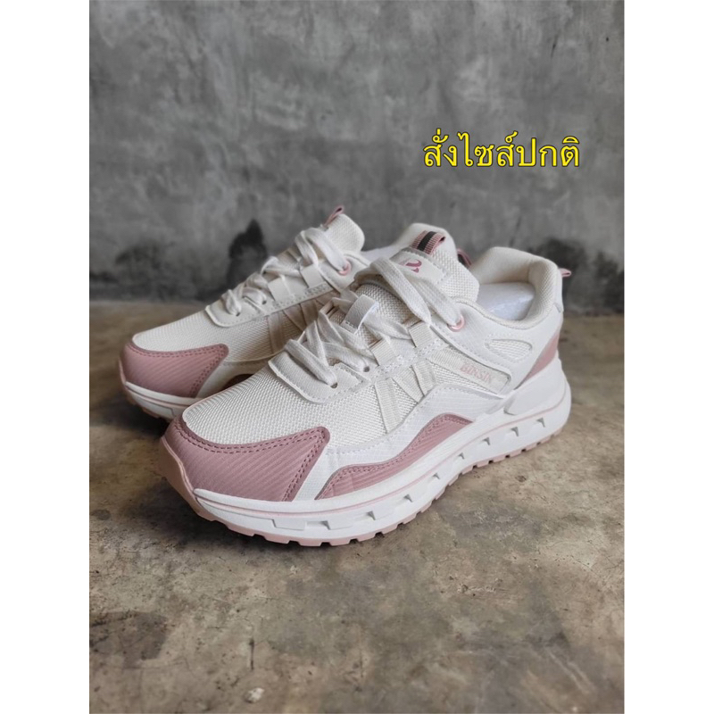 รองเท้าผ้าใบเซฟตี้แนวแฟชั่น น้ำหนักเบา ใส่สบาย ราคา 659 บ.ไม่ต้องสั่งเผื่อไซส์