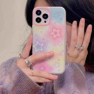 💕จัดส่งภายใน24ชั่วโม💕For iPhone 11 12 13 14 pro max case เคสไอโฟน 11 iphone 13 ดาว เคสป้องกันการตก soft case