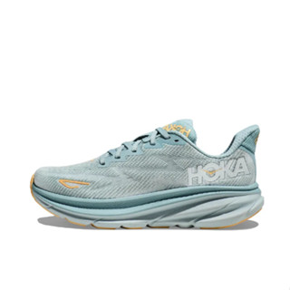 HOKA ONE ONE Clifton 9 Cloud blue gentleman Woman ของแท้ 100 % style รองเท้าแตะ