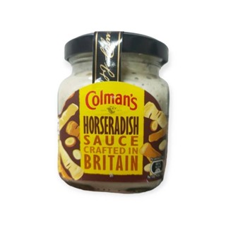 Colmans Horseradish Sauce ซอส สำหรับจิ้ม เนื้อสัตว์  136g