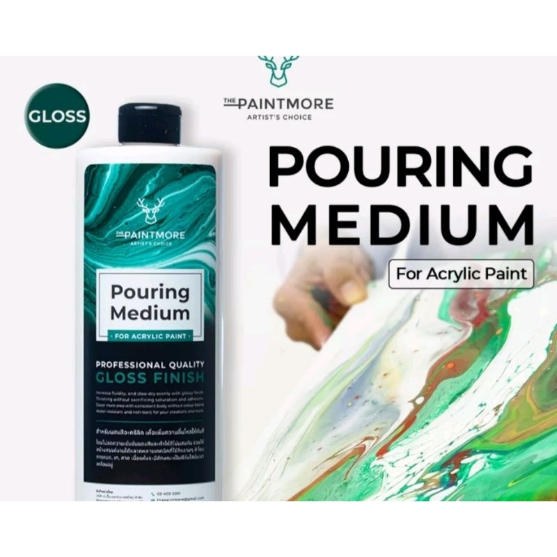 THE PAINTMORE Acrylic Pouring Medium gloss (1,000 ml.)