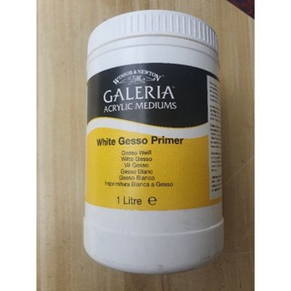 Geleria Acrylic Mediums White Gesso Primer 1 Litre