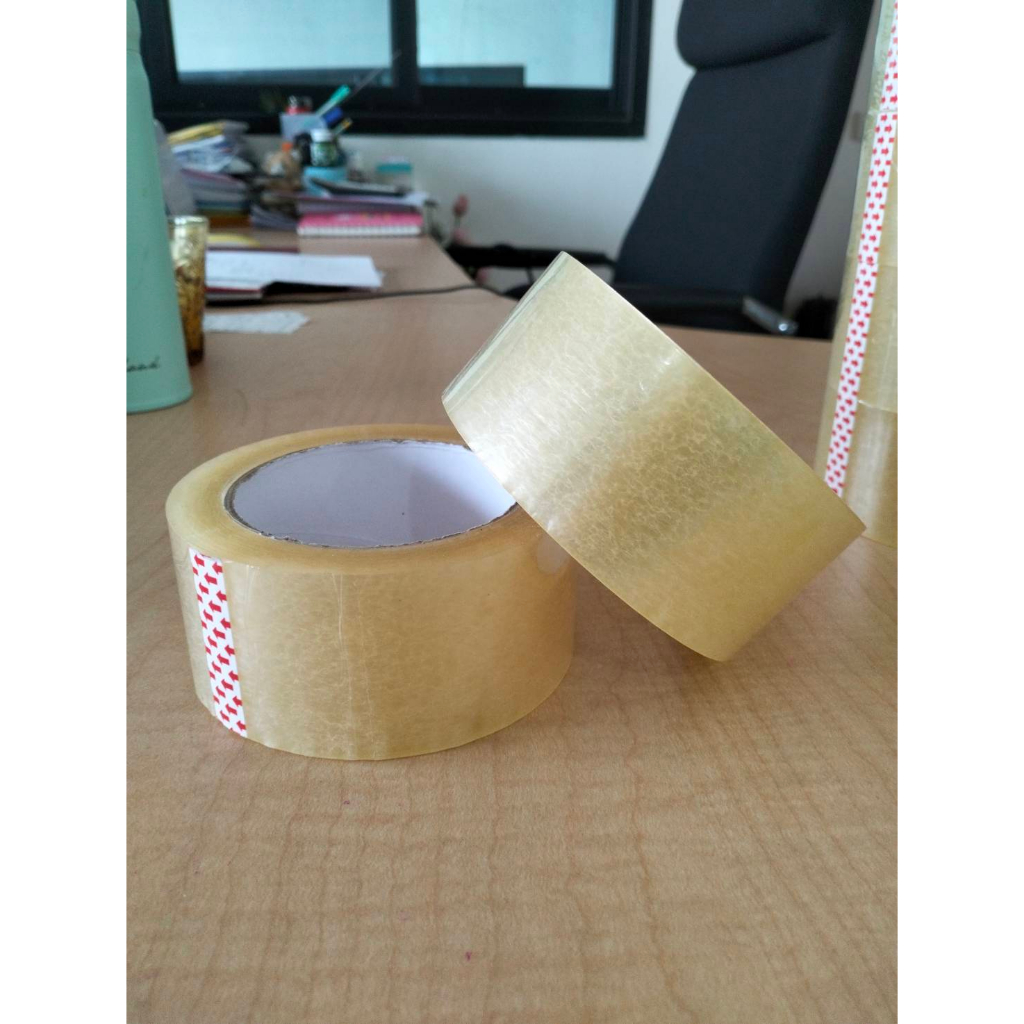 เทปกาว OPP ตรา Inzee tape สีใส / น้ำตาล 45 ไมครอน ( แพ็ค 6 ม้วน ) - รูปที่ 2