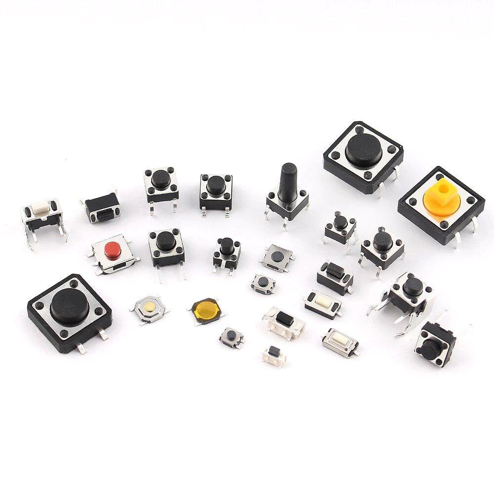 สวิตช์จิ๋ว กดติด ปล่อยดับ Micro Push Button Tactile Switch Reset Mini Leaf Switch SMD diy electronic kit