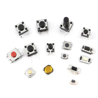 สวิตช์จิ๋ว กดติด ปล่อยดับ Micro Push Button Tactile Switch Reset Mini Leaf Switch SMD diy electronic kit