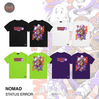 เสื้อยืด OVER SIZE ลายสตรีท STATUS ERROR (สกู๊ปปี้ดูผี)