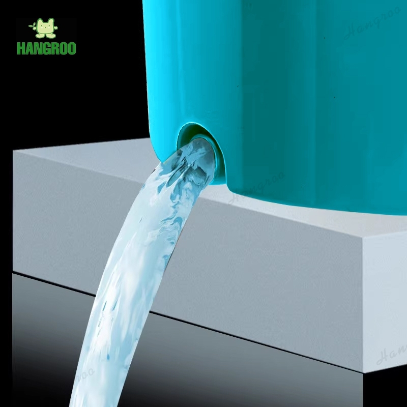 HANGROO H560 ถังปั่นไม้ม็อบ ไม้ถูพื้นปั่น spin mop หมุนได้ 360 องศา  แถมผ้าไมโครไฟเบอร์ 2 ผืน ราคา ถูกที่สุด ดีลบีเคเค แกลเลอรีภาพที่ 3