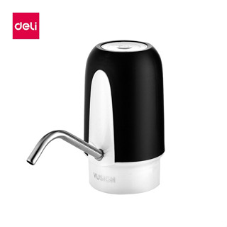 Deli เครื่องดูดน้ำ เครื่องกดน้ำอัตโนมัติ ที่ปั๊ม หัวปั๊ม พร้อมสาย USB ให้เลือก 2 สี Water Pump Otaru.Shop