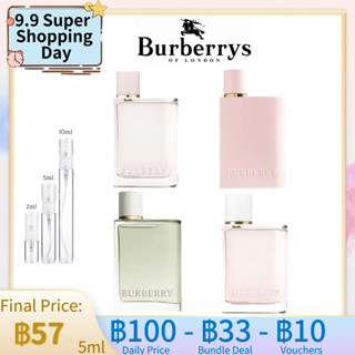 【 ✈️สปอตของแท้💯】Burberry Her &amp; Blossom &amp; Elixir de Parfum EDP&amp;EDT 2ml / 5ml / 10ml FOR WOMEN