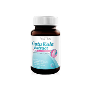 Vistra Gotu Kola Extract Plus Zinc 30 Capsules.