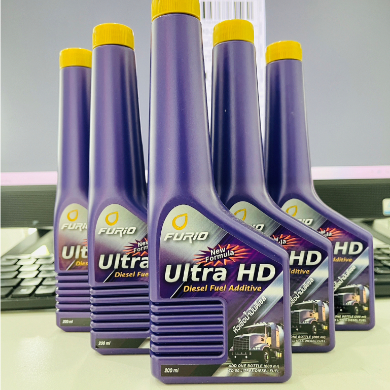 ยกลัง หัวเชื้อน้ำมันดีเซล ฟิวริโอ้ FURIO ULTRA HD (บางจาก) 200ml./24ขวด