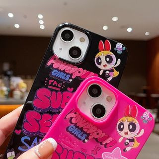 เคสโทรศัพท์สกรีนลายPowerpuff Girls นิ่ม กันกระแทก สำหรับรุ่น13/12/14 Plus Pro Max 8/7 Plus X/XR ทุกรุ่น #5055