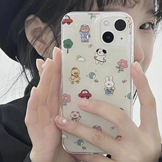 💕จัดส่งภายใน24ชั่วโม💕For iPhone 11 12 13 14 pro max case เคสไอโฟน 11 iphone 13 น่ารัก เคสป้องกันการตก soft case