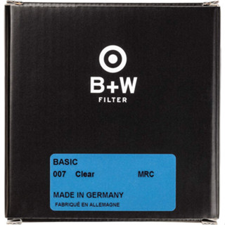 B+W Filter BASIC 007 MRC Clear