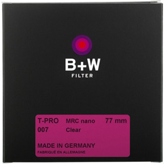 B+W Filter T-Pro 007 Clear MRC nano