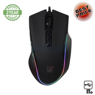 MOUSE NUBWO-X X7S RGB BLACK ประกัน 2Y เมาส์เกมมิ่ง เมาส์เล่นเกม เมาส์