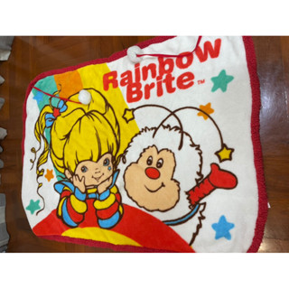 Rainbow Brite Blanket ผ้าห่มเด็ก ขนนุ่ม เรนโบว์ไบร์ท คลุมไหล่ได้ หายาก งานลิขสิทธิ์ แท้