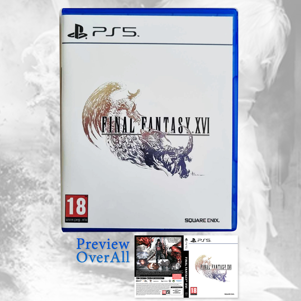 Final Fantasy XVI กล่องเกมส์PS5 กล่องเปล่า เกมส์ FF XVI Final Fantasy.XVI