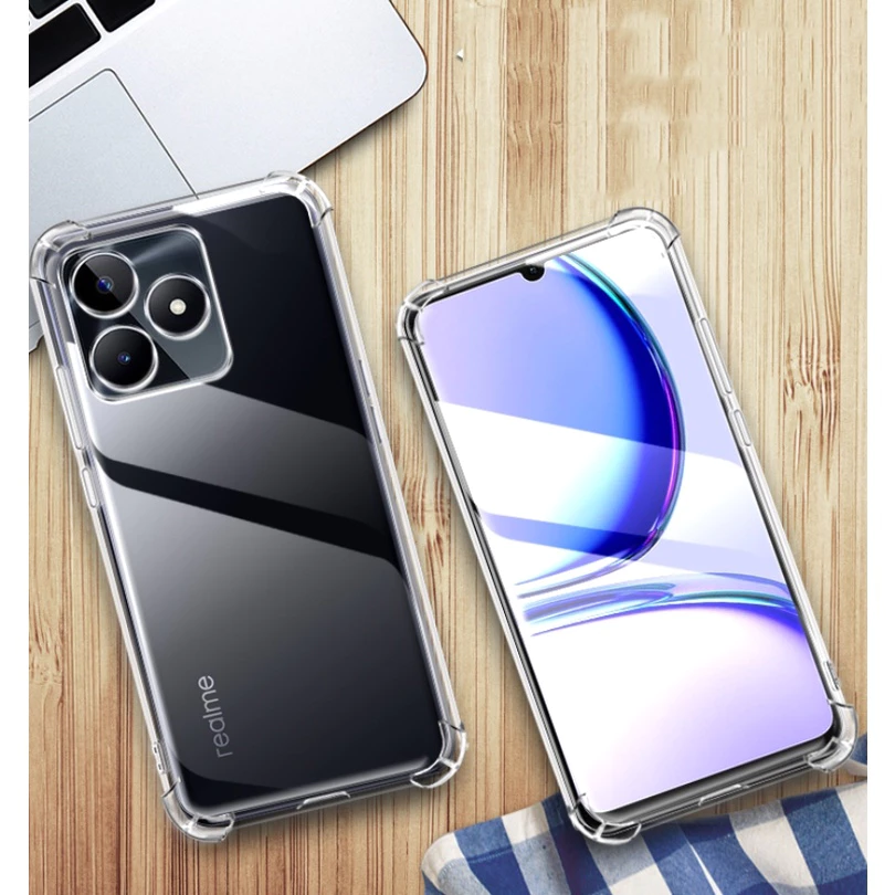 018 เคสใส กันกระแทก Realme 15 C75 C71 Note60 50 C61 C53 C51 C55 C35 C30S C33 C17 C11 2021 C20 C21 C25 C21Y C25 Narzo50i