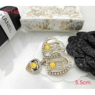 เข็มกลัด CC พร้อมส่ง ถูกที่สุด!!งานดีสุด!!CC148