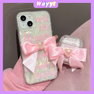 💖จัดส่ง24ชม💖iPhone 14 13 12 11 Pro Max เคส for เคสไอโฟน11 แฟชั่น บางเบาพกพาง่าย น่ารัก การ์ตูน โบว วัสดุซิลิโคน Case