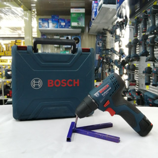 BOSCH สว่านไขควงไร้สาย 12 โวลต์ รุ่น GSR120-LI  (รวมแท่นชาร์จและแบตเตอรี่)