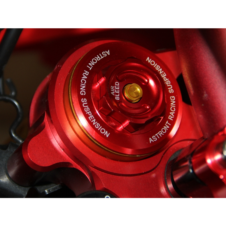 ฝาปิดหัวโช้ค ฝาปิดพร้อมจุก ตัวปล่อยลม สำหรับรถจักรยานยนต์ แต่ง CRF 250 L/M CRF300L และ Rally 250 – 300 ตรงรุ่น (รหัส F1)