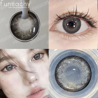 🔥คอนแทคเลนส์ ขายดี  FUNSACHY 14.0mm--14.5mm  Brown/ Light Brown ตาโต แบ๊ว คอนแทคเลนส์สายตาสั้น คอนแทคเลนส์