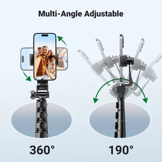 UGREEN รุ่น 15609 Selfie Stick Tripod with Bluetooth 5.0 Remote ขาตั้งกล้อง เซลฟี่สติ๊ก