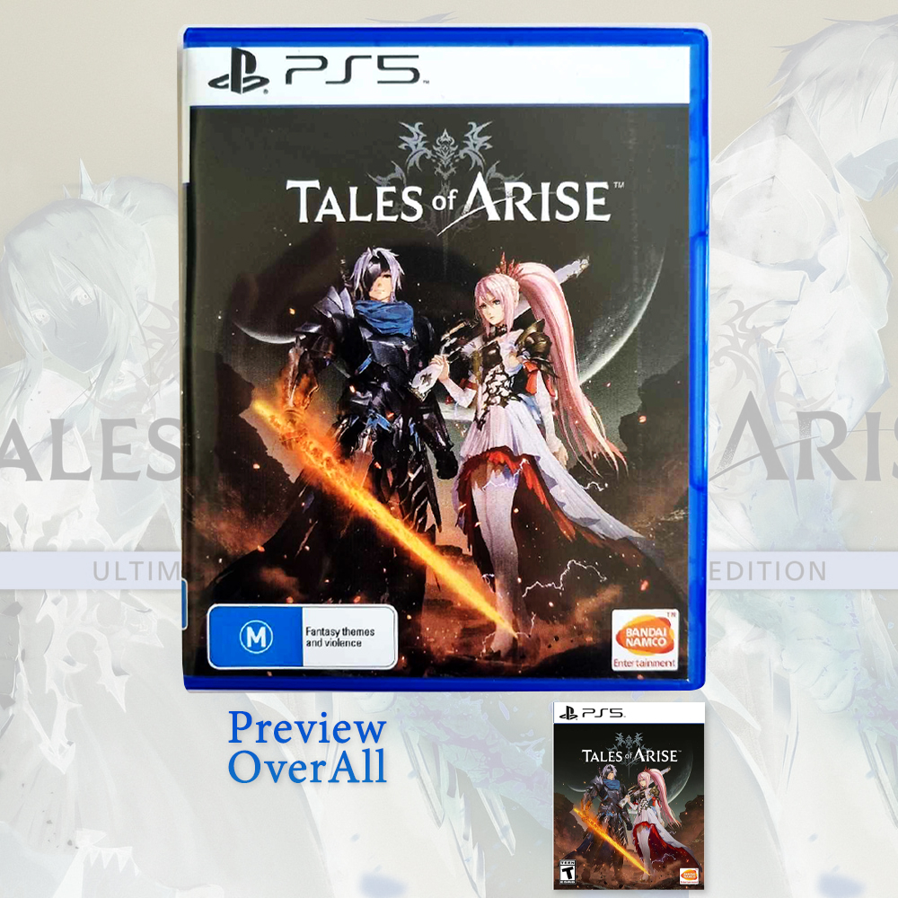 Tales of Arise กล่องเกมส์PS5 กล่องเปล่า เกมส์ Tales of Arise