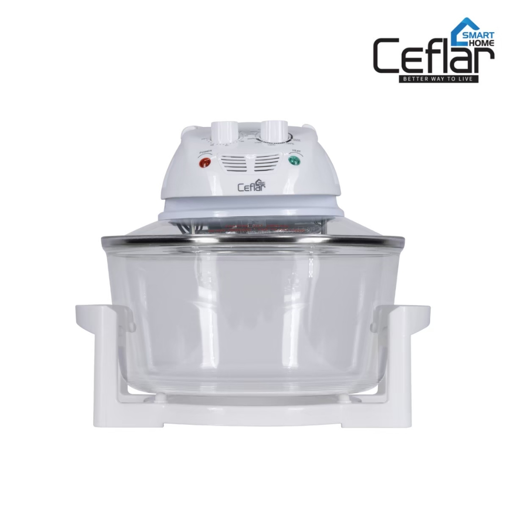 หม้ออบลมร้อน SMARTHOME/CEFLAR ขนาด 12 ลิตร รุ่น MV-009/YA-1689 - รูปที่ 3