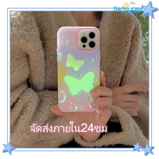 🎈จัดส่งภายใน24ชม🎈เคส for iPhone 11 14 Pro Max Case for iPhone 12 13 ป้องกันการตก การป้องกัน ผีเสื้อ หวานสวย น่าสนใจ